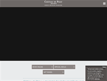 Tablet Screenshot of chateau-pizay.com